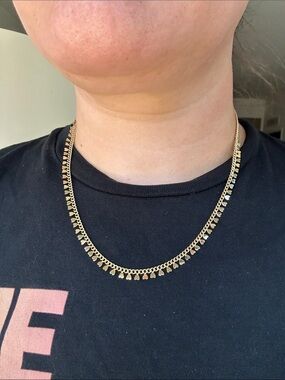 NEW Pretty Bird Jewelry Yellow Gold Heart Necklace - 17-18”